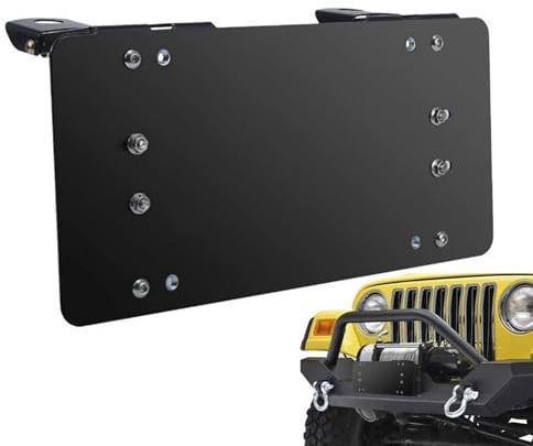 Puerta de Matrícula | Soporte para Marco | Accesorio Elevable para Vehículo, Camión, 4x4