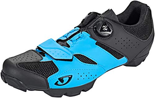 Giro Hommes Cylindre VTT Chaussures de vélo - Bijou Bleu/Noir, 47,5