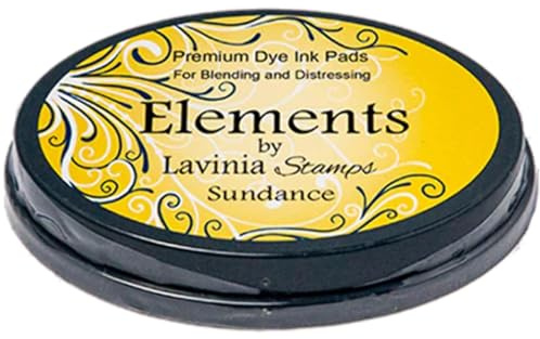Lavinia Stamps Elements Premium Dye Ink Stempelkissen – Sundance (12 lebendige und gesättigte Farben, Farbstoffbasis, 7 x 10 cm)