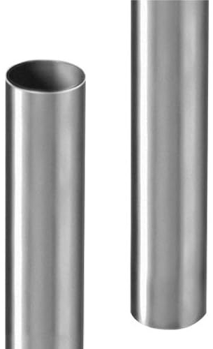 ZAMBELLI Fallrohr gefalzt verzinkt DN 100, 2m Silber Regenfallrohr mit hohem Korrosionsschutz, einfache Montage, ohne löten