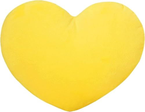 Generisch Niedliche herzförmige Liebeskissen, herzkissen, Valentinstag Herzkissen, Sofa Wohnzimmer Schlafzimmer (Gelb, 40)
