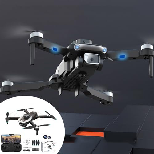 Pro Drone witih 4K Dual HD Camera, HD Aerial Photography WiFi UAV Four-Way Obstacle Avoidance Foldable Remote Control Quadcopter, One Click Start, Altitude Hold, Color Box Set, Gifts for Adults Kids/5