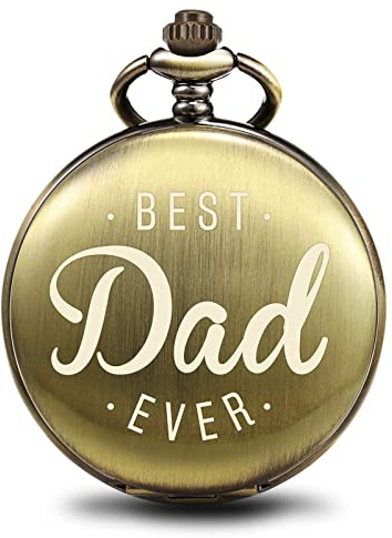TREEWETO Taschenuhr mit Gravur zur Hochzeit Personalisierte Graviert Geschenk für Best Man Bräutigam Geschenke Für Hochzeit Trauzeuge Hochzeitsgeschenk