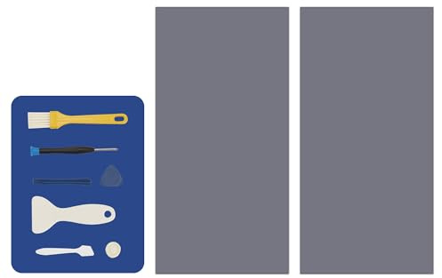 PPTM7950 Phase Change Thermal Pads - 8.5W/m·K Ultra-Thin Heating Pad for CPU/GPU/SSD Cooling, 0.2mm Thickness (40x80mm) 2-Pack, Compatible with PS5, Steam Deck & PC Laptop Thermal Management