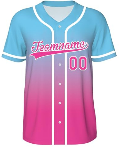 Benutzerdefinierte Baseball-Trikots, Personalisierte Baseball-Shirts, Druck-Namennummern, schnelltrocknend, atmungsaktiv, kurzärmelig, Individuelle FüR MäNner, Frauen, Jugendliche.
