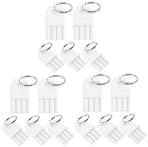 SHINEOFI 3 Set Chiave per Distributore di Asciugamani di Carta Chiave Universale per Distributore di Carta Igienica 5 Anelli in Metallo Confezione da 5 Chiave per Distributore 5 Pezzi*3