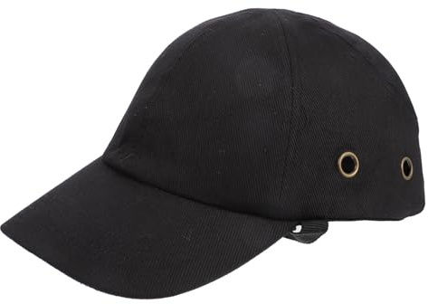 KOMBIUDA Gorra de Seguridad Ajustable con Carcasa Abs Ligera y Transpirable para Trabajo y Actividades al Aire Protección para Hombre y Mujer Estilo Béisbol