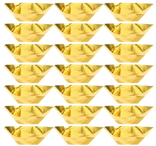 HOMSFOU 1000 Lingotes de Papel para Culto Antepasados, Semiacabados de Colores Dorado y Plateado, Tamaño 11.5x4 Cm, Papel Ligero para Rituales Tradicionales, Limpieza de Tumbas