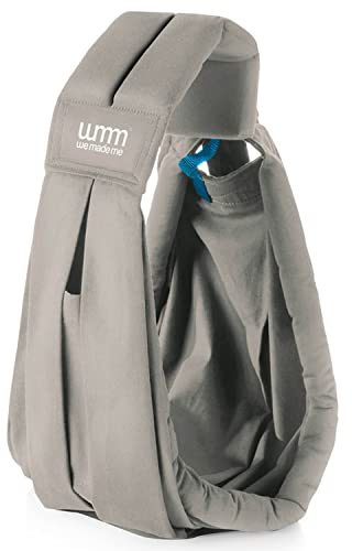 We Made Me Smile Organic, Babytrage, fünf Tragepositionen, 3,6–15,9 kg (0–24 M.), Kiesel