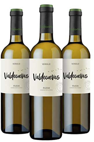 Añada Valdecuevas Verdejo, Caja de 3, Vino Blanco, 750 ml x3 D.O RUEDA