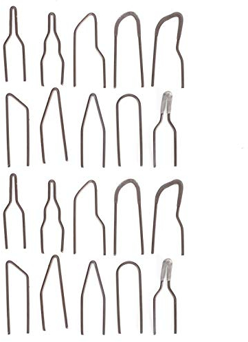 Joyzan Pyrographie Drahtspitzen Set, Spitzen Ersatzspitzen Holzbrenner Set Brandmalerei Heizdraht Hohe Impedanz Maschinen Lötspitze Tragbar Mini Kein Biegung Hochohmiger für Brandmalmaschine 20Stück
