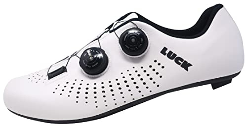 LUCK Start Horma Ancha para Carretera, con Suela de Carbono HD50, Doble Cierre rotativo, Especial para pies Anchos.