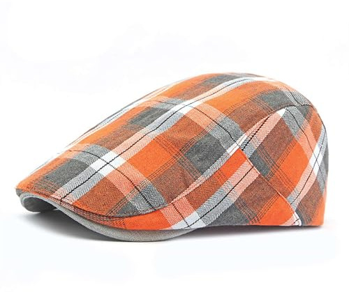 GIBZ Schiebermütze Herren Sommer Flatcap Schirmmütze Koreanische | Newsboy Gatsby Mütze mit Krempe Verstellbare