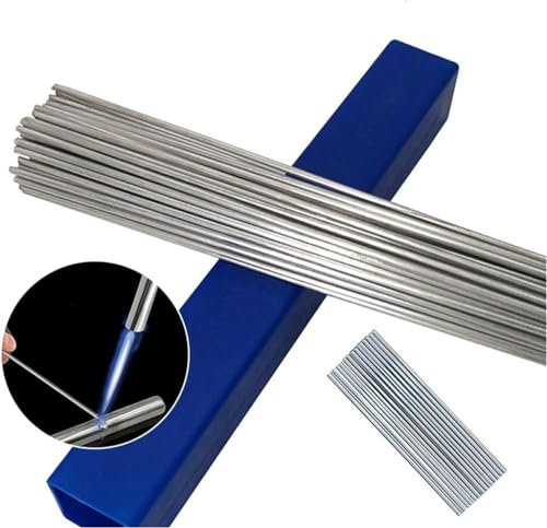 Metal Universal Welding Wire easy to use Flux Core Welding Wire, Solution Welding Flux-cored Rods No Flux Required (Color : 30PCS, Size : 500mmx1.6mm)