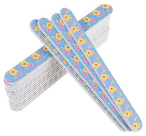 HONMEET 20pcs Professional Nail Care Kit Nail File Grinding Bar Shaper Double-Sided Tools for Manicure Art Learners