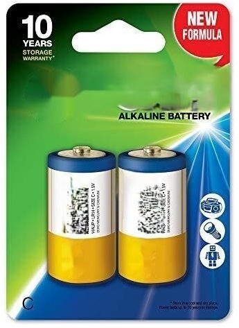 Piles alcalines C Baby 811003, LR14, 1,5 V, idéales pour Les appareils nécessitant Une énergie fiable et Durable, parfaites pour Une Utilisation Quotidienne.