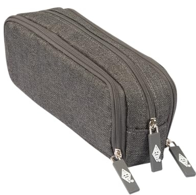 WEDO Federmäppchen Schlamperbox College mit 3 Fächern grau