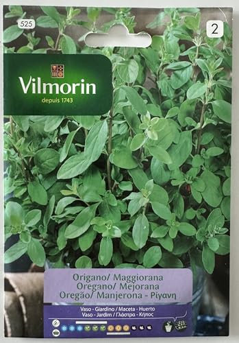 Semi ORIGANO-MAGGIORANA S1-525 05 Gr, Confezione da 10 bustine