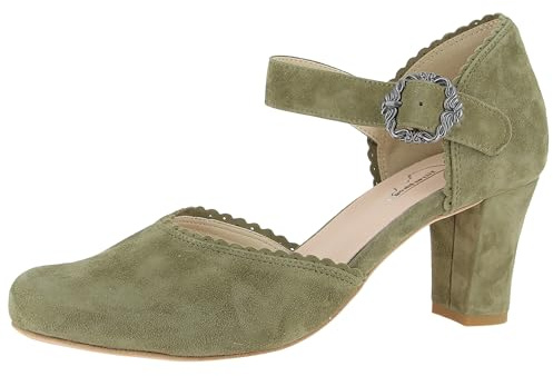 Hirschkogel Damen Trachten Pumps, Tundra, 39 EU