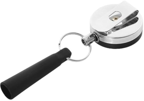 OSALADI Porte-clés Automatique pour Rétractable Stylo Plastique et Métal Boucle Ressort Extensible, pour Artisans Usage Quotidien