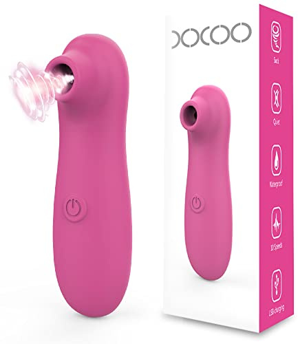 Vibradorador mujer juguetes eróticos 10 * 10 Modos vibradorador clítoris Consoladores.. para Mujer con Vibración juguete sexualmujer succionador clítoris femenino (11.02CM)