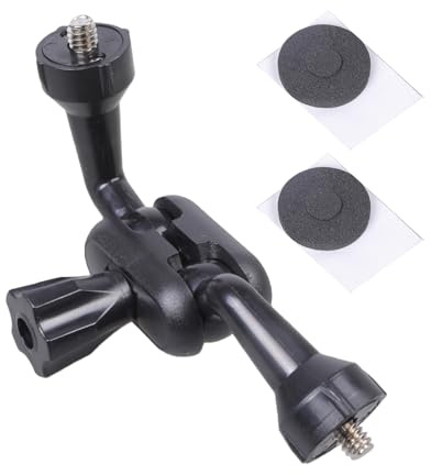 Kamera-Gewinde-Schraubadapter, 12 cm, Metall, hybridierte Konstruktion, 360 Grad drehbar, für Stative, Mikrofonständer, Halterungen, Mikrofonstative, Adapterstange