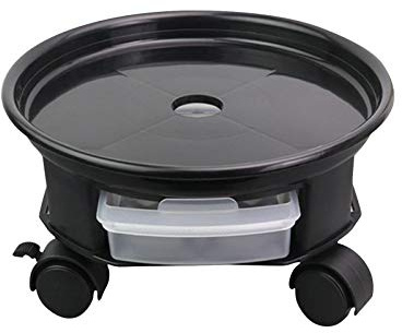 windyday Supports Pots Fleurs À roulettes Soucoupe Pot Fleur roulettes Support À roulettes pour Pot Fleurs Rond Soucoupe Pot Fleur Rond Dessous Pot Fleur À Roulette