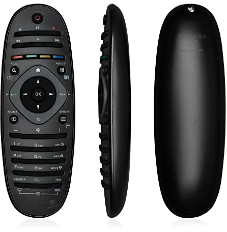 Dakana Ersatz Fernbedienung für Philips Fernseher 242254990301 Receiver Phillips TV Universalfernbedienung vorkonfiguriert und sofort einsatzbereit