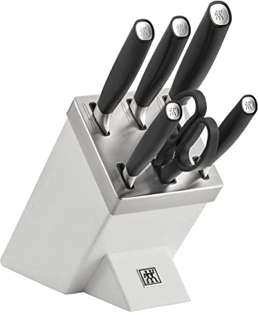 Zwilling All * Star Messerblockset mit KiS Technologie 7-tlg, Kochmesser Küchenmesser Weiß, (1022776)