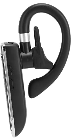 Auricular, Auricular de Negocios Inalámbrico Giratorio de un Oído con Base de Carga, Auricular Manos Libres, Auricular con Cancelación de Ruido para Conducir