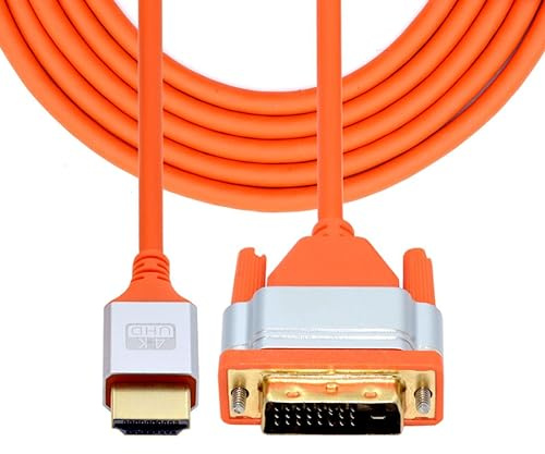 chenyang Cable HDMI a DVI 24+1 Ultra Soft High Flex HDTV 4K Hyper Super Flexible Cable de alta velocidad 2.0M