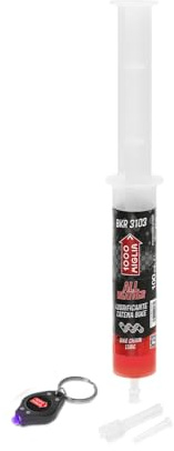 ERRECOM 1000 Miglia BKR 3103 Lubricante Cadena de Bicicletas ALL WEATHER – 100 ml, uso en todas las Condiciones de terreno, Jeringa con aplicadores Drop y Huggie System, fórmula fluorescente perfumada
