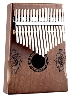Anfänger Kalimba Chromatisches tragbares Kalimba-Klavierinstrument mit 34 Tasten, professionelle Marimba-Musik