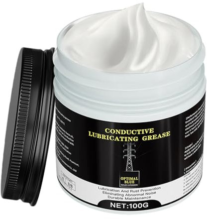 Shuangliao Grasa de Cobre - 100g, Lubricante Antiagarrotamiento de Cobre Multiusos, Grasa Compuesta Automotriz para Conexiones Eléctricas, Previene la Corrosión