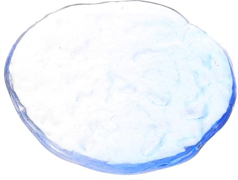 AOKWAWALIY Crystal Jewelry Tray Glass Jewelry Tray Decorative Glass Plate Decorative Ring Dish Dish Round Holder Round Plate Ring