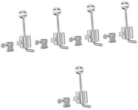 BESPORTBLE 5 Ensembles Poids Pour Brochettes De Barbecue Gril Électrique Accessoires Arrêts De Broche Réutilisables Bouchon De Tige De Broche Arrêts De Tige De Rôtissoire Acier Inoxydable