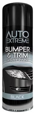YSAMAX Bumper And Trim Black Spray Paint, Durable Formula, Ideal For Both Small Touch-Ups And Larger Areas, 300ML, (1PCS)