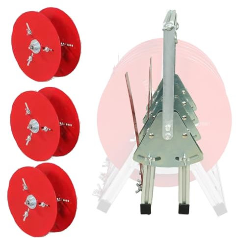 wire reel rack Folding Wire Spool Rack, Portable Cable Caddy/Spool Dispenser Bulk Cable Holder & Load Capacity 220 Lbs, Multiple Axle Cable Caddy For Factory Workplace(L-50cm (19 2/3 inch))