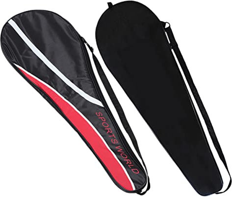 TOGEVAL 2stücke Badmintonschlägertasche Aus Oxford-Stoff Wiederverwendbar Mit Reißverschluss Für Täglichen Gebrauch Und Sport Leicht Und Praktisch Aufbewahrungstasche Für