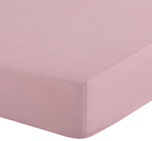 Eurofirany - Spannbettlaken 140x200 - Bettlaken Basic aus Baumwolle, Spannbetttuch mit Gummizug, Widerstandsfähig - für Dicke Matratzen 30 cm Tiefe Tasche - Viele Farben, Pulver