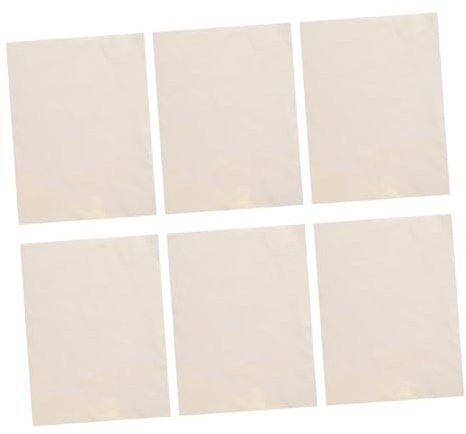 Chamois Cloth 6 Sheets Pre-Cut Pottery Tools for Clay Smoothing