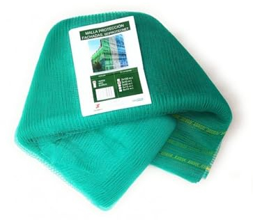 Rete di protezione per ponteggi e facciate 3x10mt HDPE (verde)