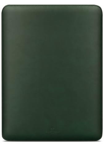 Comfyable Slim Laptop Sleeve 16 Inch Compatible for MacBook Pro 16-Inch M5 Pro/Max 2026 A3428 A3429 & M4 M3 M2 M1 2021 A2485, Faux Leather Protective 16-in Mac Cover Case, Sequoia Green