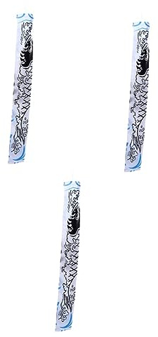 ERICAT 3 pcs carp streamer outdoor decoration outdoor flag out door decor Wind Measurement Sock Fish Windsock Flag outdoor japanese carp fish flag Garden Fish Flags Garden Windsock ribbon/2480