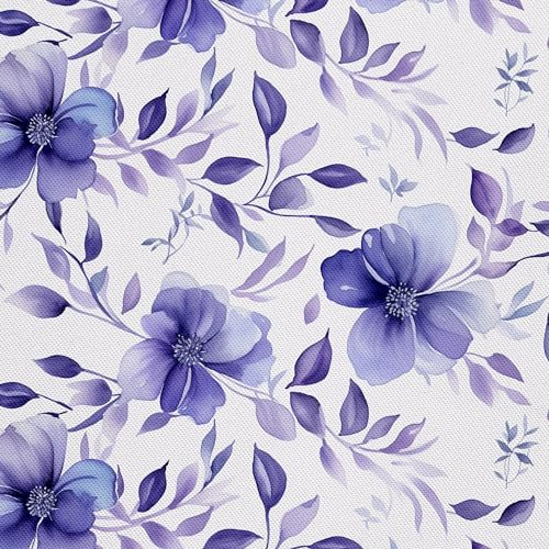 HEKO PANELS Stoff Oxford wasserdicht, Blumen, 1 Meter 155 x 100 cm