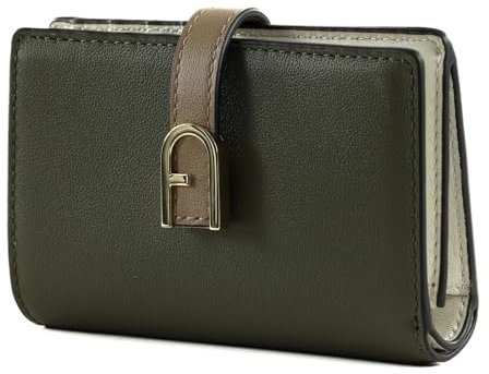 Furla Flow Compact Wallet S Sage + Greige + Marshmallow int.