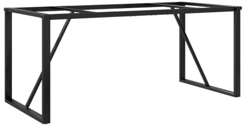 vidaXL Patas de mesa de comedor estructura O acero 180x80x73 cm