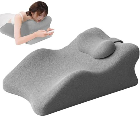 Beinhochlagerungskissen, Beinhochlagerungskeil, Unterstützender Bettkeil, Kniekeilkissen, Knöchelstütz-Elevationsbeinkissen, ergonomischer, entlastender Schaumstoffkeil zum Ausruhen, lindert Rückenbes