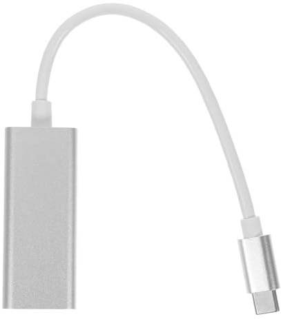 Adaptateur Ethernet USB Type-c Rj45, Convertisseur Réseau USB-c Or Abs | Adaptateur Ethernet USB C vers Ethernet Connecteur Type-c 24 Broches Interface USB Type-c Couleur Aléatoire