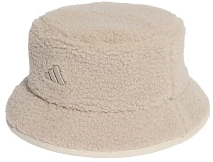 adidas Unisex Winterized Stoffhut mit Teddy-Fleece Beige S/M